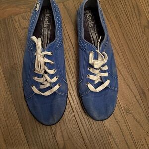 Keds Classic Blue Lace-Up Sneakers